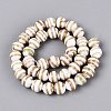 Handmade Gold Sand Lampwork Beads Strands LAMP-Q041-10D-2