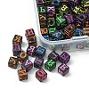 100Pcs Craft Style Acrylic Beads MACR-YW0002-40-2