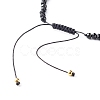Adjustable Nylon Thread Braided Bead Bracelet BJEW-JB06441-01-5