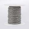 Tarnish Resistant 304 Stainless Steel Cable Chains CHS-H009-27P-2
