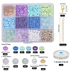DIY Heishi Surfer Bracelet Making Kit DIY-CA0006-07-2