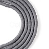 Handmade Polymer Clay Beads Strands CLAY-R089-6mm-Q062-2