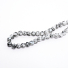Baking Paint Glass Beads Strands LS-FGLA-WH0001-01A-2