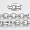 Tarnish Resistant 304 Stainless Steel Cable Chains STAS-R100-39-1