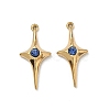 304 Stainless Steel Rhinestone Pendants STAS-L308-04B-G-1