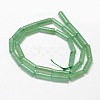 Natural Green Aventurine Column Beads Strands LS-G-F247-06A-2