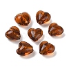 Handmade Silver Foil Glass Beads X-FOIL-R050-12x8mm-13-1