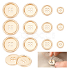 20Pcs 4 Styles 4-Hole Zinc Alloy Buttons BUTT-NB0002-12KCG-1