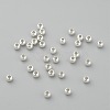 Rack Plating Brass Round Spacer Beads X1-KK-I601-3mm-S-RS-2