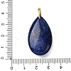 Natural Lapis Lazuli Pendants G-B188-01G-06-3