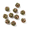 Natural Unakite Woven Beads GG-CBA2E9C-F07-01-1