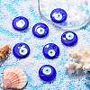 Handmade Lampwork Evil Eye Pendants X-LAMP-E106-02A-5