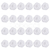 24Pcs 3D Rose Flower Polyester Computerized Embroidered Ornament Accessories DIY-HY0002-58-1