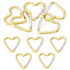 5Pcs Zinc Alloy Spring Gate Rings FIND-TA0009-73J-1