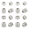 80Pcs 4 Style 304 Stainless Steel Beads STAS-DC0005-57-1
