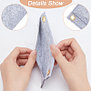5Pcs 5 Colors Wool Felt Purse Organizer Insert FIND-WR0007-40B-3