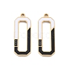 Ion Plating(IP) 304 Stainless Steel Pendants STAS-P339-09G-02-1