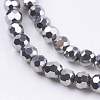 Electroplate Glass Bead Strands X-EGLA-R042-4mm-06-3