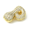 Rack Plating Brass Cubic Zirconia Pendants KK-S378-02G-P-2