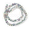 Transparent Electroplate Glass Beads Strands GLAA-T032-T6mm-C05-2