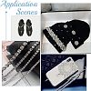 80Pcs 8 Style Acrylic Sew on Rhinestone OACR-FG0001-17-5