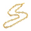 Brass Mariner Link Chains Necklaces NJEW-JN03718-2