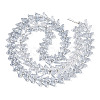 Electroplate Glass Beads Strands EGLA-N012-04I-2