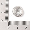 Rack Plating Brass & Cubic Zirconia Pendants KK-Z047-07P-M-RS-3