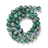 Natural African Turquoise(Jasper) Beads Strands G-E444-47-8mm-1