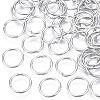 Brass Open Jump Rings JRC10mm-NF-1