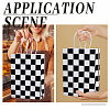40Pcs Tartan Printed Paper Packing Tote Bags CARB-GO0001-01-5