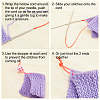 6Pcs 3 Colors Oval 2-Hole Plastic POM Cord Locks FIND-OC0003-23B-5