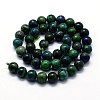 Natural Chrysocolla and Lapis Lazuli Beads Strands X-G-I199-37-8mm-2