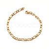 304 Stailess Steel Figaro Chain Bracelets BJEW-N280-03-1