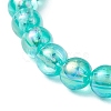 6Pcs Easter Rabbit Acrylic Beaded Stretch Bracelets BJEW-JB11294-5