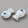 Handmade Porcelain Beads PORC-WH20001-02B-2
