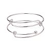 Adjustable Brass Bangles Making BJEW-BC0002-01-1