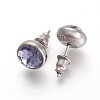304 Stainless Steel Stud Earrings EJEW-F182-A01-2
