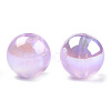 ABS Plastic Imitation Pearl Beads PACR-N013-01B-06-3