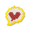 3Pcs 3 Color Handmade MIYUKI Japanese Seed Loom Pattern Seed Beads PALLOY-MZ00072-2