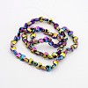 Electroplate Non-magnetic Synthetic Hematite Bead Strands G-J286-05E-2