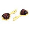 Natural Mahogany Obsidian Pendants G-N326-158-09-4