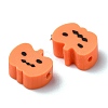 Halloween Theme Handmade Polymer Clay Beads CLAY-M005-02-2