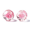 Handmade Luminous Inner Flower Lampwork Beads LAMP-TD001-8mm-03-01-3