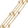 Ion Plating(IP) 304 Stainless Steel Twisted Chains/Curb Chains CHS-H024-01G-A-1