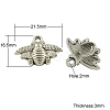 Tibetan Style Alloy Pendants X-TIBEP-S018-AS-FF-1