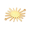 Rack Plating Brass Connector Charms KK-E067-32G-3
