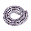 AB Color Plated Opaque Glass Beads Strands GLAA-T026-3x6mm-P15-2