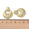 Rack Plating Brass Micro Pave Clear Cubic Zirconia Pendants KK-M268-04G-3