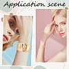 4Pcs 4 Styles Alloy & Iron Bangles for Women BJEW-CY0001-01-4